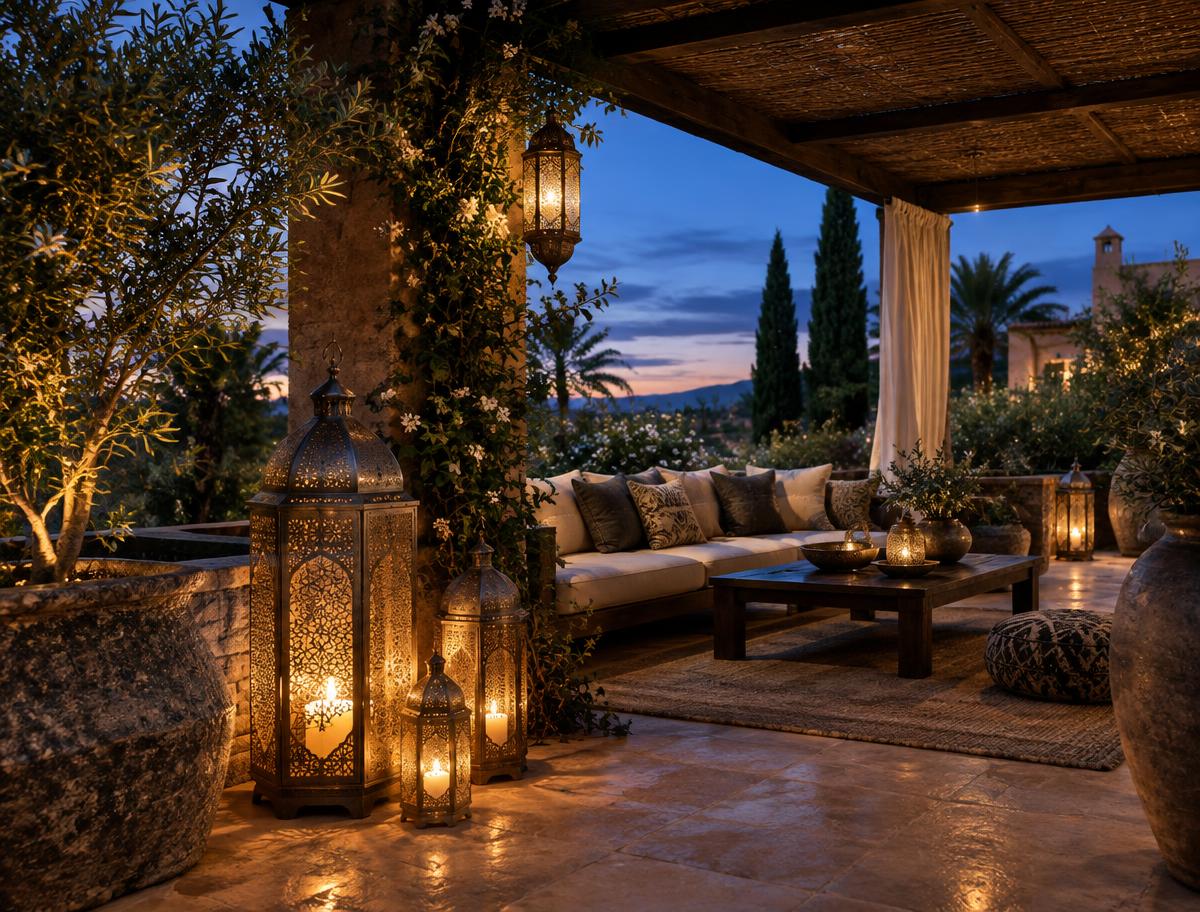 Patio Lantern — Illustrative inspiration — AI-generated image
